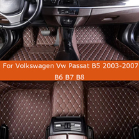 Custom Car Floor Mats For Volkswagen VW Passat B5 2003-2007 B6 B7 B8 Passat C42 2019-2023 2017-2023 Interior Accessories