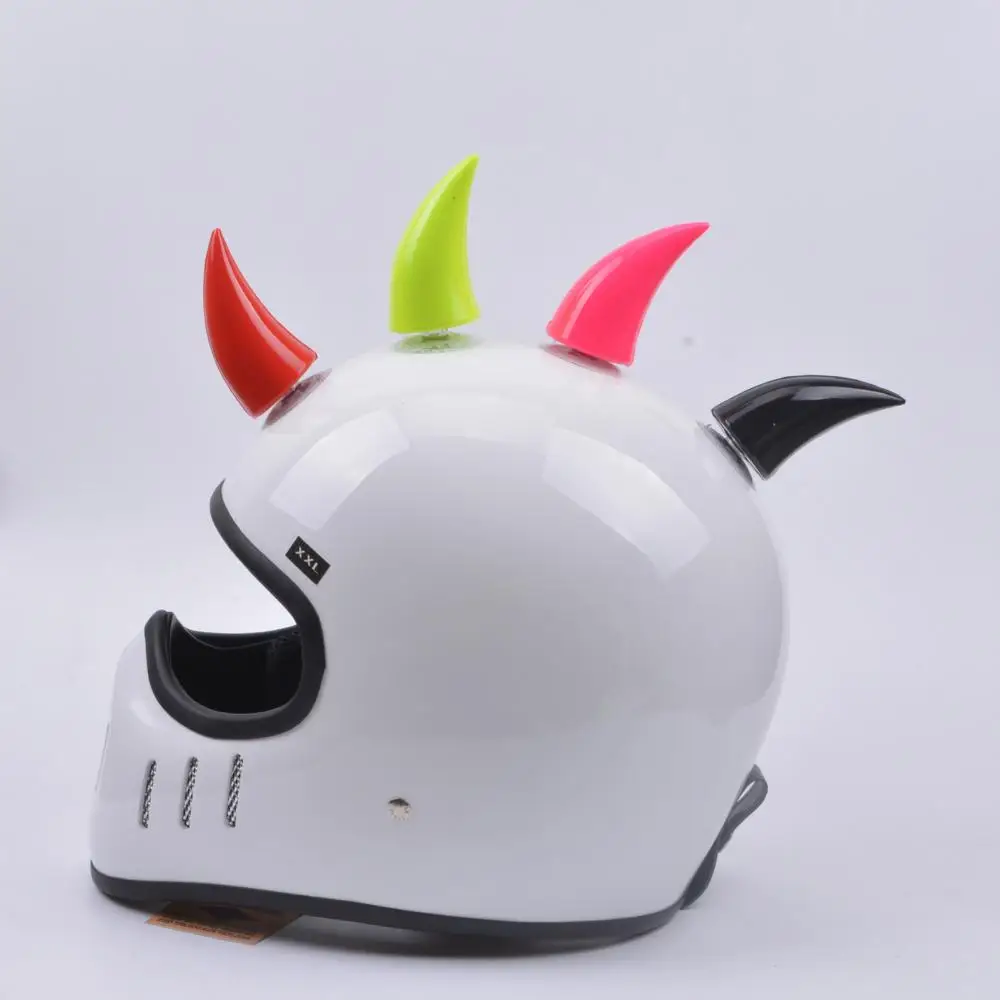 

Motorcycle Helmet Horns Motorcycle Helmet Devil Horn Motocross Full Face Off Road Helmet Decoration Helmet accessories