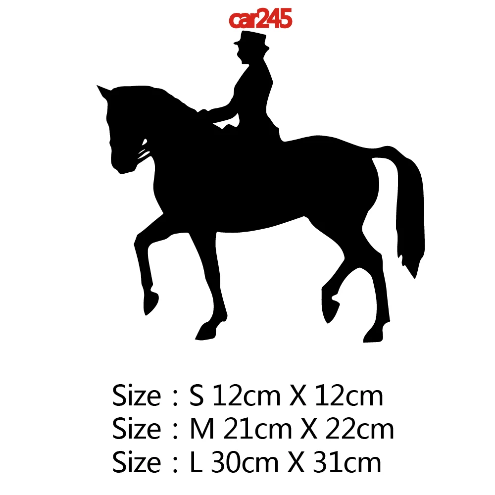1pc Hot Horse riding Car Wrap For Rear Window Decor Car Styling Stickers And Car Body Decals Accessories