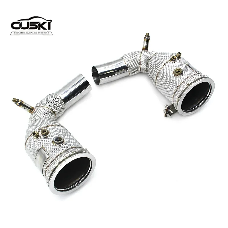 High-performance Head Section For Porsche 911(992) 3.0T quality Stainless Steel car exhaust system Increase Sound Power