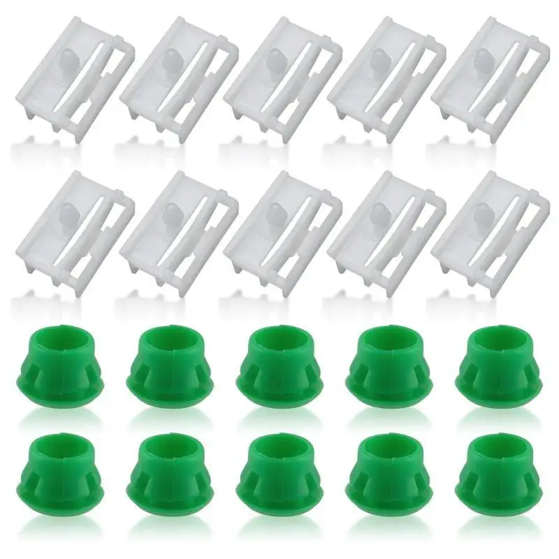 20Pcs/set Plastic Car Side Skirt Sill Moulding: Clips Fastener Kit Replacement Trim Clamp Auto Exterior Body