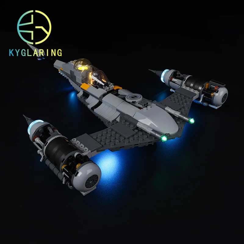 Kyglaring Led Lighting Set For 75325 N-1 Star Fighter Building Blocks(Not Included The Model)