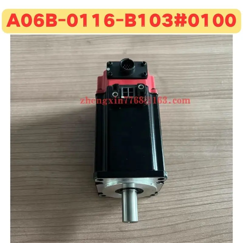 Used Servo Motor A06B-0116-B103#0100 A06B 0116 B103 Normal Function Tested OK
