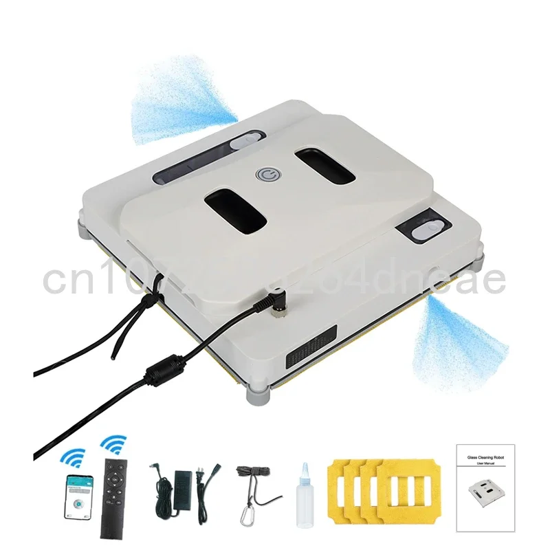 NEW Window Cleaning Robot Auto Water Spray Vacuum Cleaner,Anti-falling,Automatic Glass Washing,Built in Detecting Edge Sensors