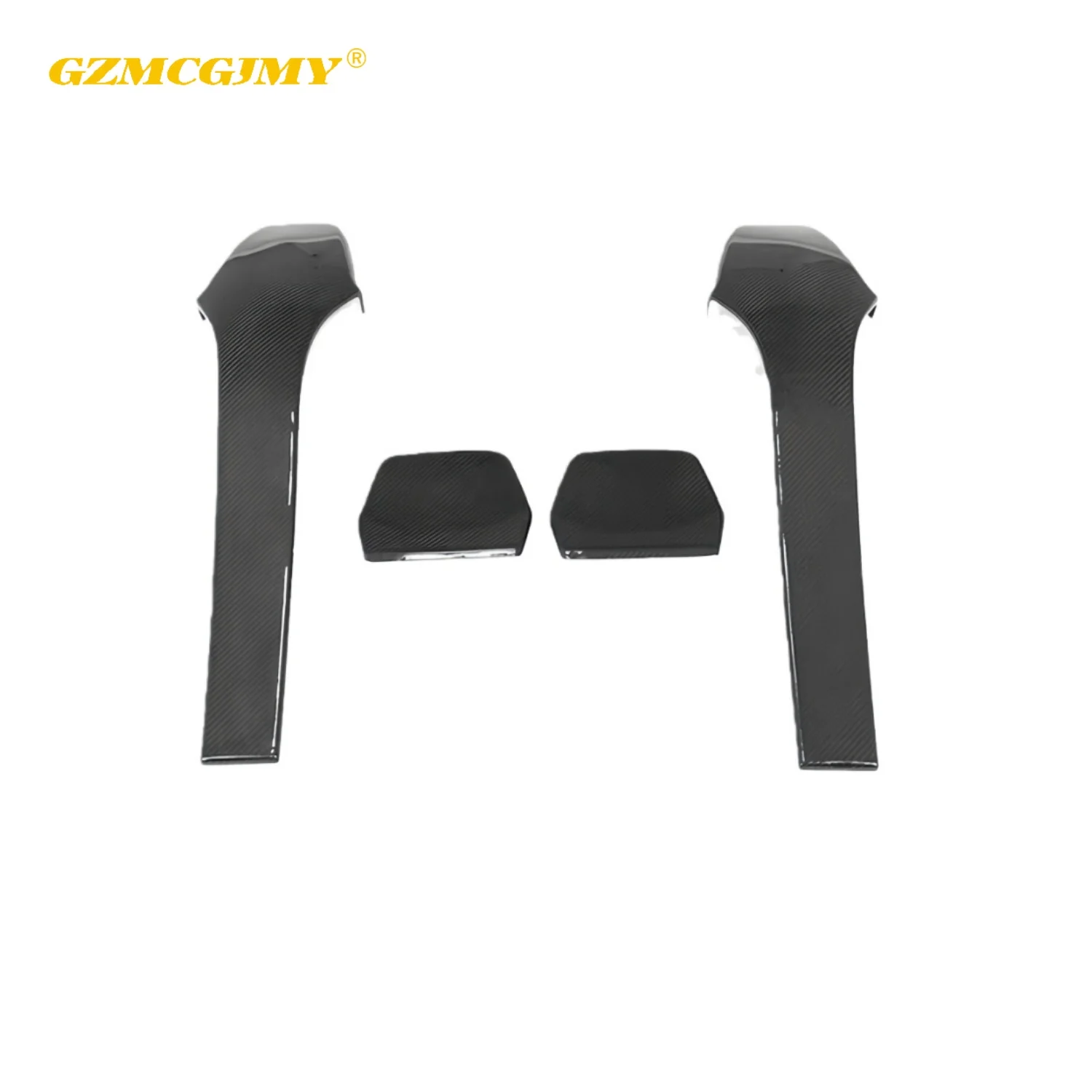 

Perfect Fitments Real Dry Carbon Fiber Seat Back Decoration Parts Chair Back Cover Four Piece Fit For BMW F80 M3/F82M4