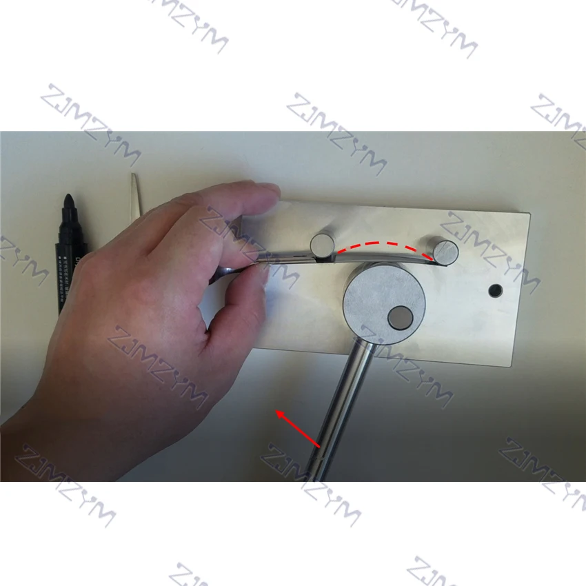 Imagem -02 - Diy Tesoura Corrector Arco Tesoura Máquina de Torção Manual Tesoura Barbeiro Ferramenta de Reparo Arco Ajustador Redondo Radian Corrector