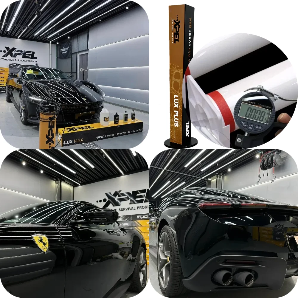 

Original XPEL PPF TPU material Mirror gloss No yellowing Anti-scratch XPEL LUX PLUS Automotive paint protective film 9.5MIL