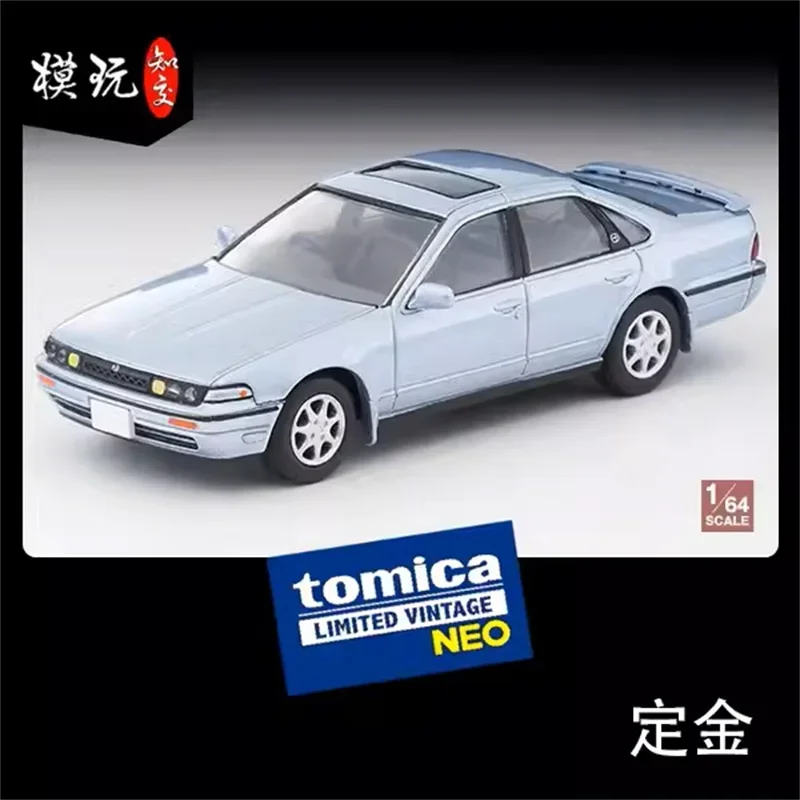 TOMYTEC TLV 1:64 Cefiro Cruising pearl blue Diecast Model Car