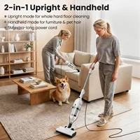 Vastorm R7 Corded Vacuum Cleaner 600W 20Kpa Powerful Suction Household Handheld Stick Vacuum Portable 3 in 1 Lightweight Cleaner 5M Long Cable Bagless Upright Vacuum for Hardwood Floor Carpet Pet Hair Cleaning 3