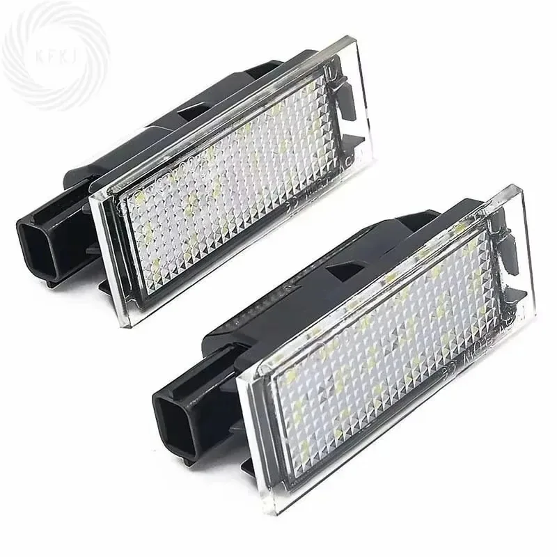 

2 Pcs Hot Sale LED License Plate Light Modification for Suitable License Plate Light Hot for Clio Twingo