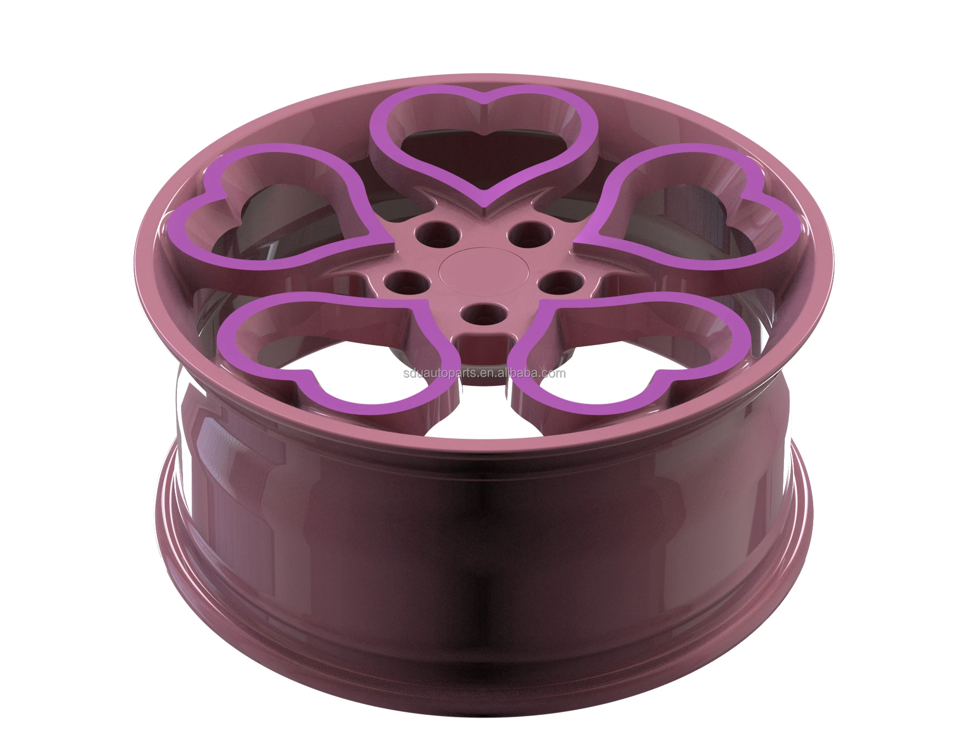 Custom T 6-6061 Forged Heart Shaped Wheels Love Wheels 18x8 5X114.3 Wheels