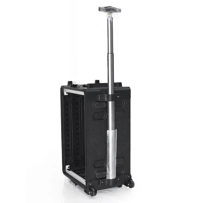 Depth 2U 6U 8U 12U 14U 16U PE 4U Plastic Flight Case Shockproof Server Case Rack Hard Plastic 16U Rack Flight Case With Wheels