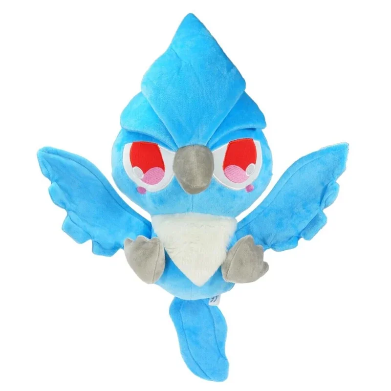 Pokemon Model Q Version Three Gods Bird Zapdos Moltres Articuno Plush Doll Stuffed Ornaments Kawaii Anime Birthday Gift