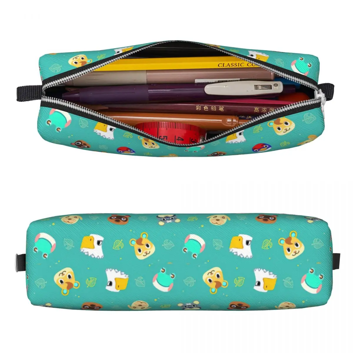 Creative Animals Crossings Pencil Case Pencil Pouch Pen Holder Kids Large Storage Bags Office Gifts Stationery