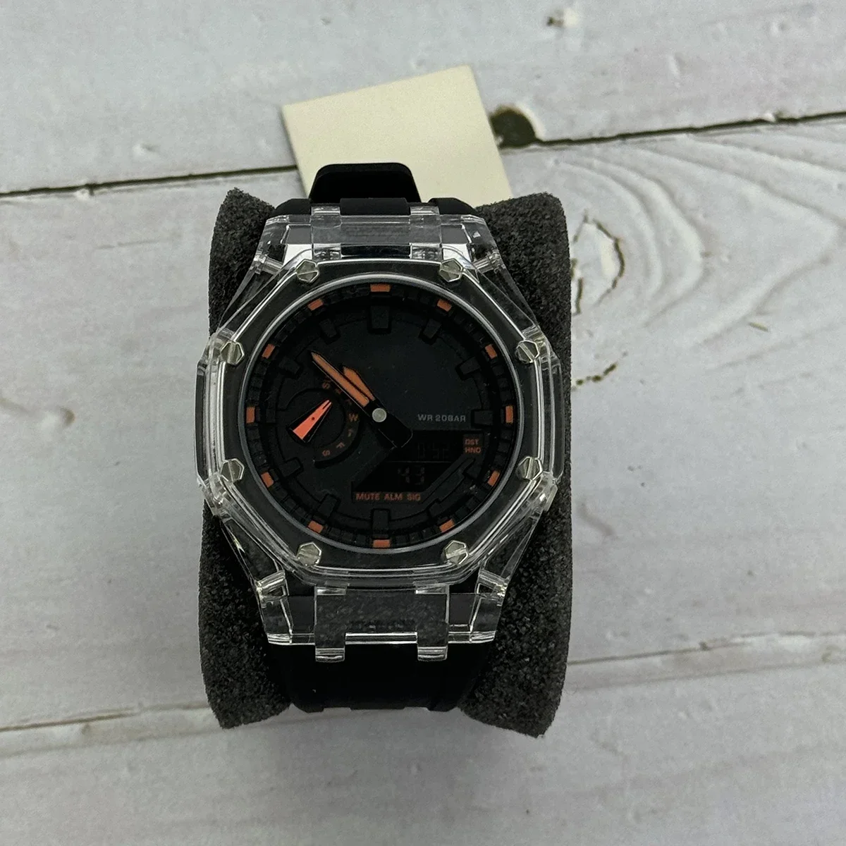 GA-2100AP DIY New Men\'s Watch Series LED Display Dual Resin Strap Luxury G User Sport Multi Shock function Watch