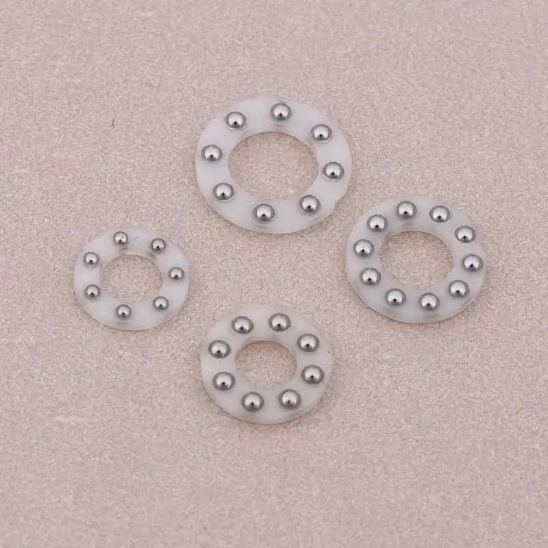 10 Stück Mini-Stahlkugellager, Axiallager aus Kunststoff und Gummi, für Klappmesser-Werkzeugzubehör – Detail 3