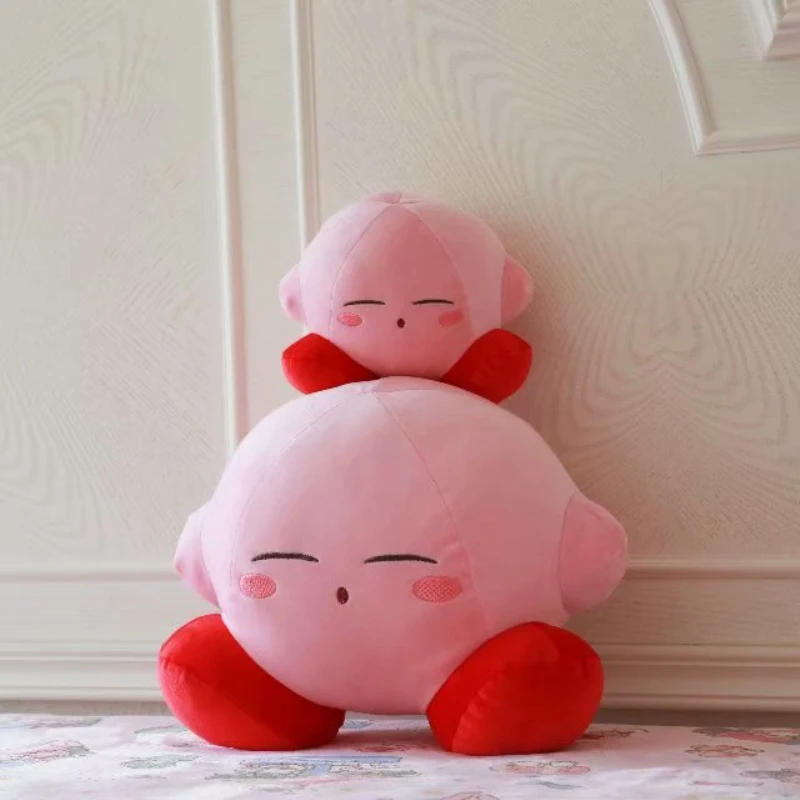 Kirby Pillow Cartoon Cute Plush Doll Stuffed Animal Peripheral Children\'s Birthday Gift Home Stuffed Animal Plushies Toy