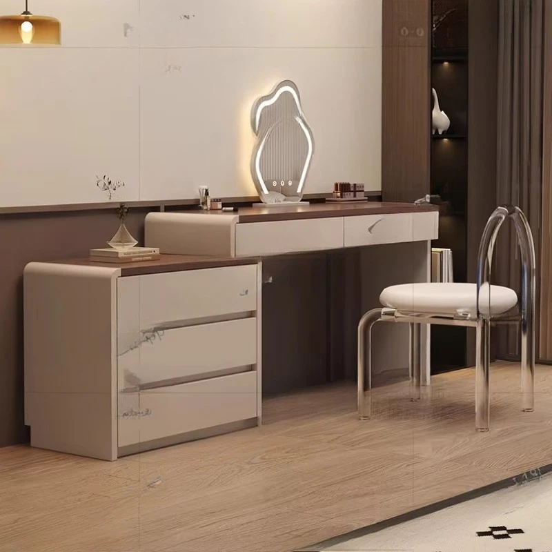 Minimalist Vanity Table Organizer Modern Mirror Service Cheap Dressing Table Cabinet Desk Beauty Vestidores