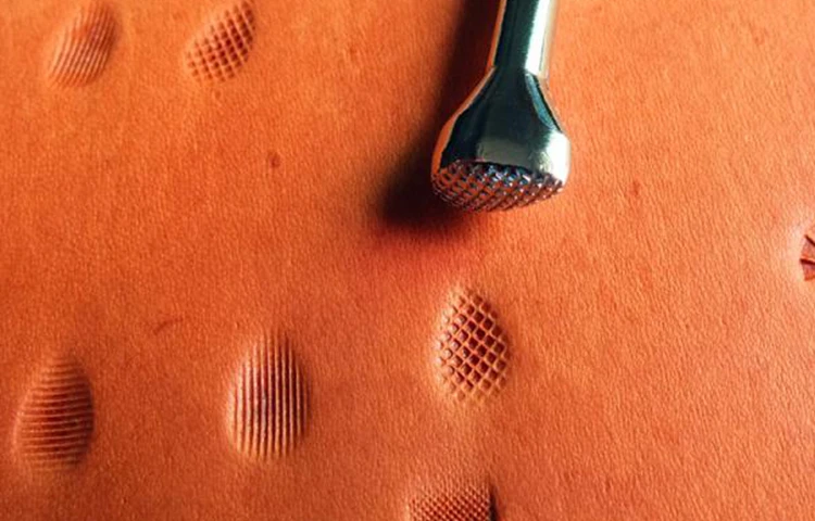 

Сетчатый узор с принтом пальцев, классический инструмент для резьбы по коже ручной работы с гравировкой, высококачественный инструмент для штамповки кожи