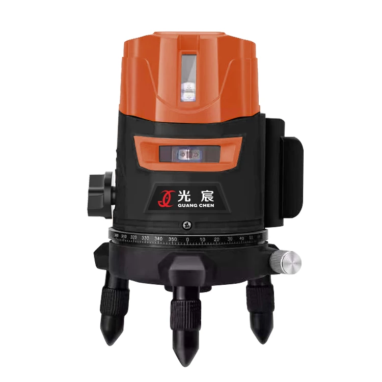 Guang Chen Self-leveling 360-Degree Cross Line nivel laser 2.3 5Lines Multi Outdoor Pulse Mode Red Beam Laser Level