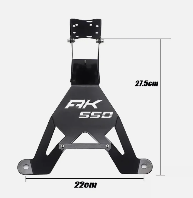 2024 NEW VERISON motocycle Front Mid Navigation Bracket GPS Mobile Phone Holder Navigation Holder For Kymco AK550 AK 550