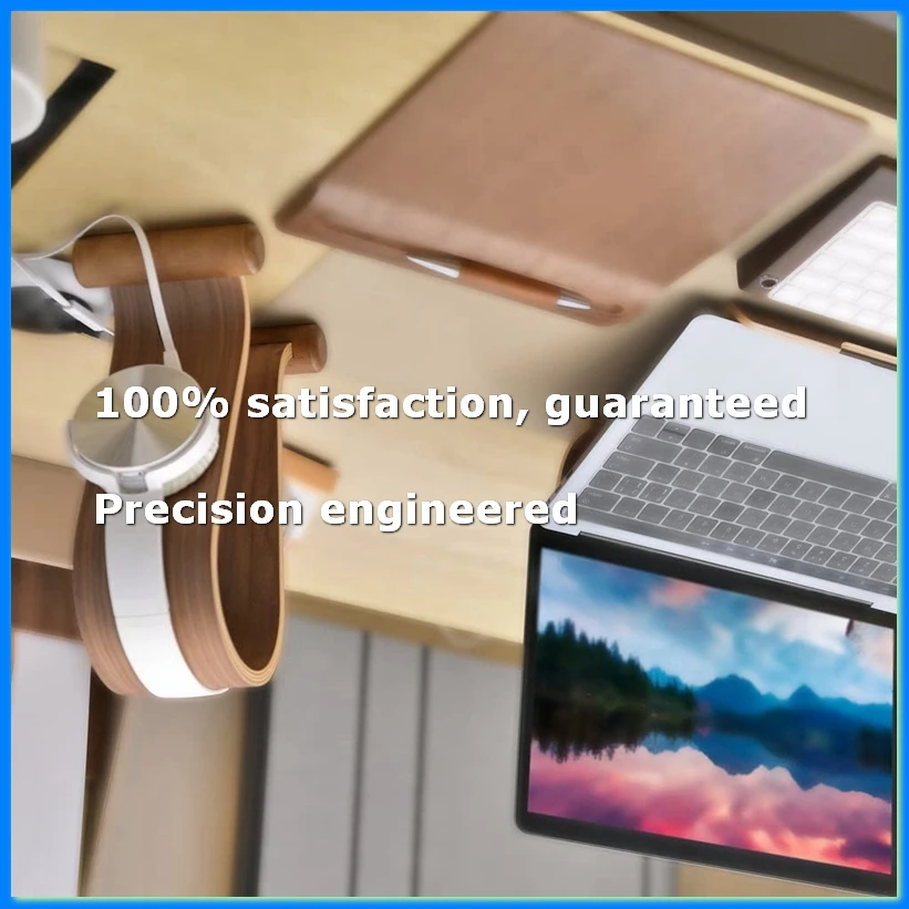 Wood Headphone Stand, Headphones Hanger Holder Mount, Gaming Headphones Display, Stylish Desk Headset Holder-A09I