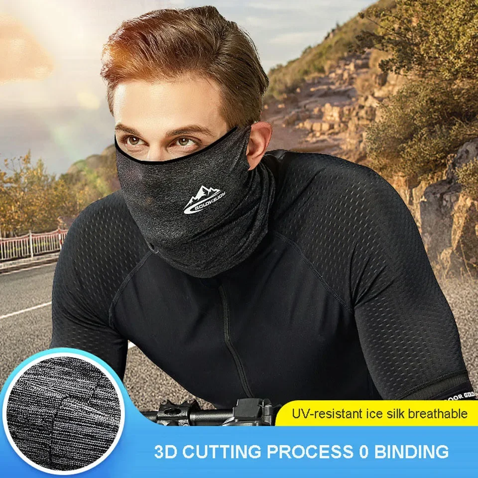 

1Pc Summer Ice Silk Sunscreen Face Mask for Men Women Outdoor Sport Cycling/Fishing/Hiking Cooling Face Neck Cover Scarf Bandana