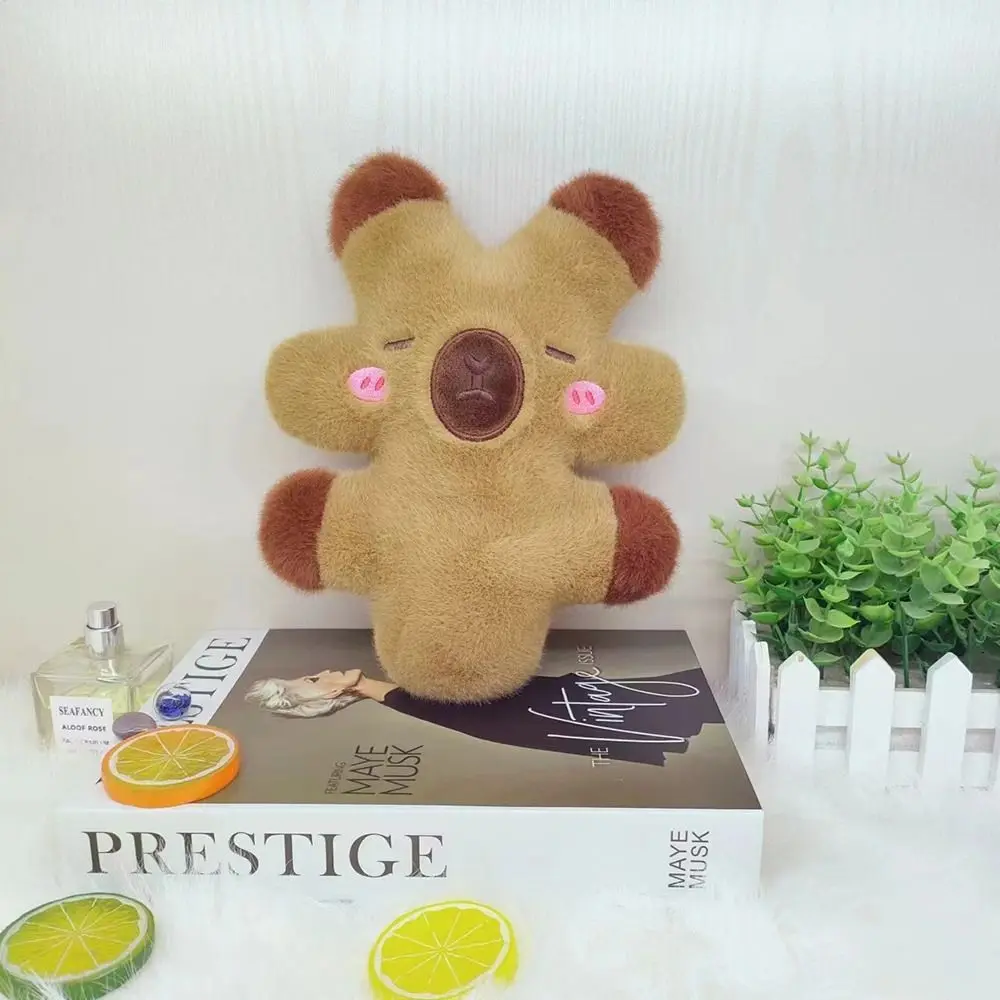 Gift Furry Plush Capybara Keychain Cute Stuffed Animals Animal Doll Cartoon Capybara Doll