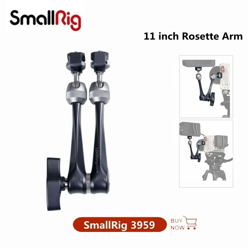 

SmallRig 11 Inch Rosette Arm 360 Degree Ball Head Adjustable Magic Arm for DSLR Monitor LED Light Camera Accessories 3959