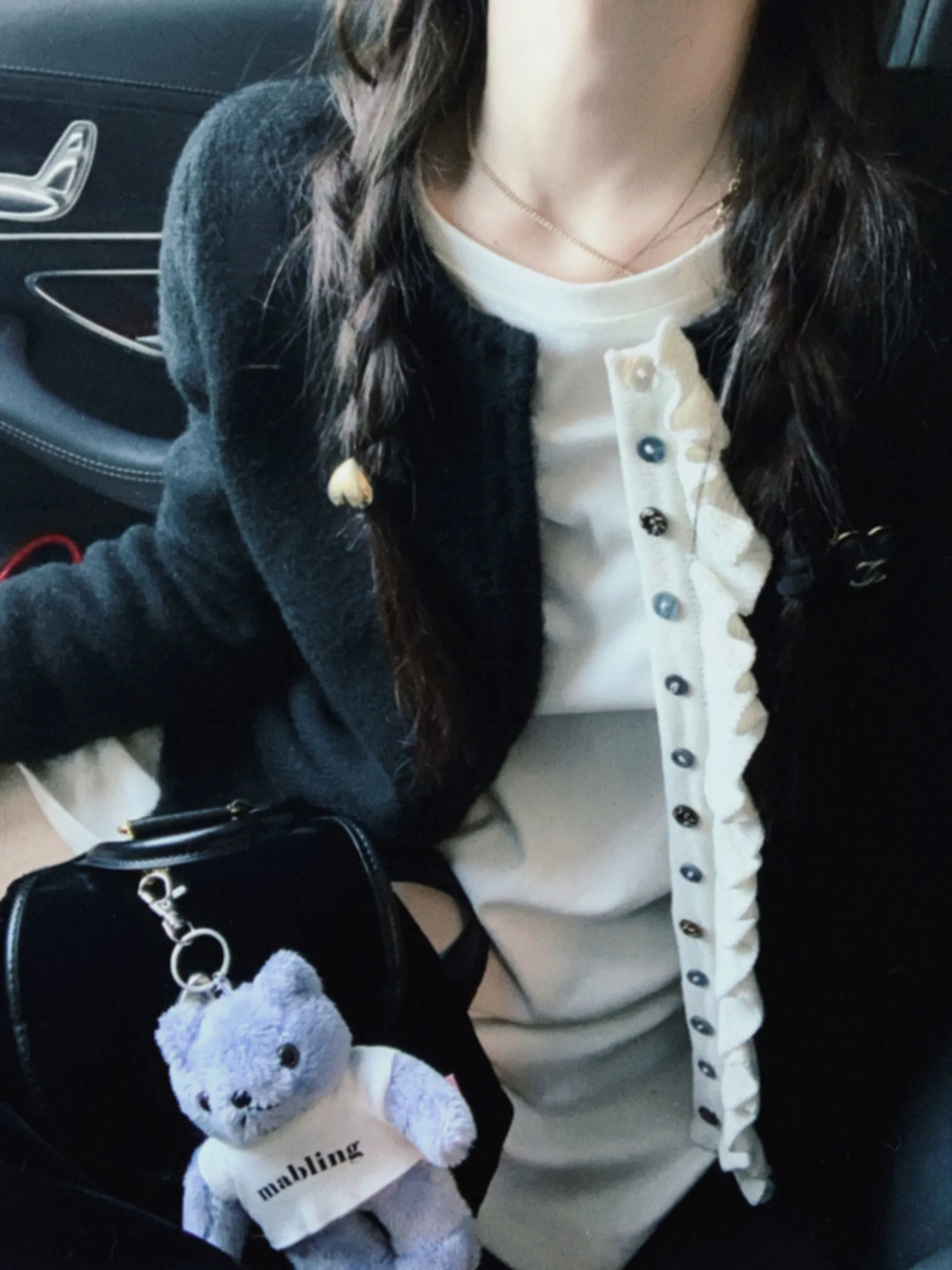 

Вязаный кардиган с кружевной отделкой, весна 2026, новый дизайн, женская модная верхняя одежда, удобный, из смесового полиэстера