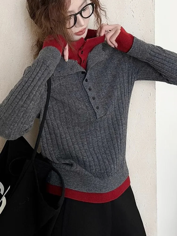 لينة مريحة طويلة Sve محبوك سترة المرأة Faion تخفيف تنوعا اللون Blo تصميم Camere سترة الشعرية لين #5