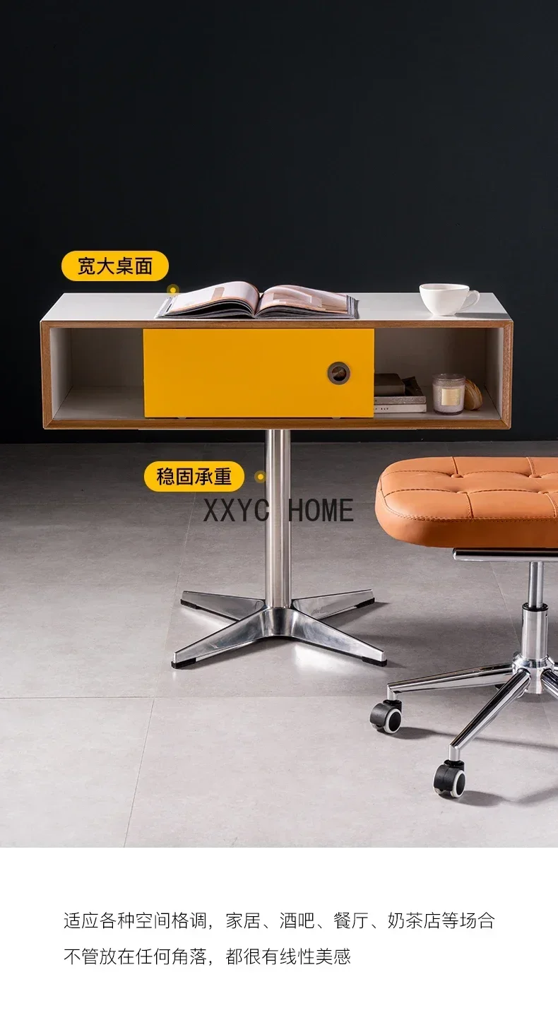 

Dressing Table Bedroom Modern Simple Small Apartment Solid Wood Desk Personalized Makeup Table