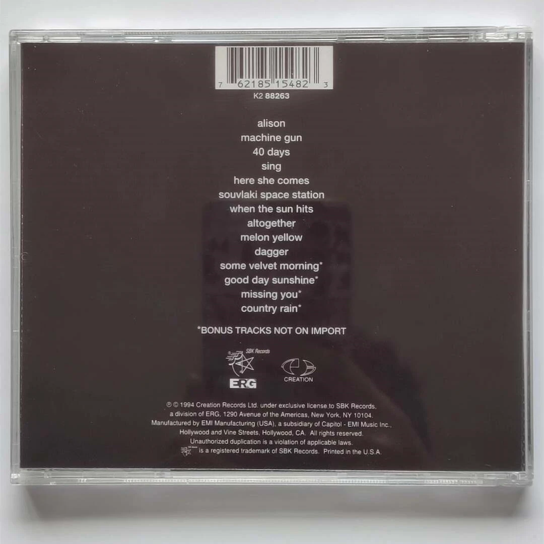 Rock Slowdive Adrian Sell Music CD Souvlaki Album Machine Gun Music Record Cosplay Walkman Car Soundtracks Box Party Music Gifts view 2
