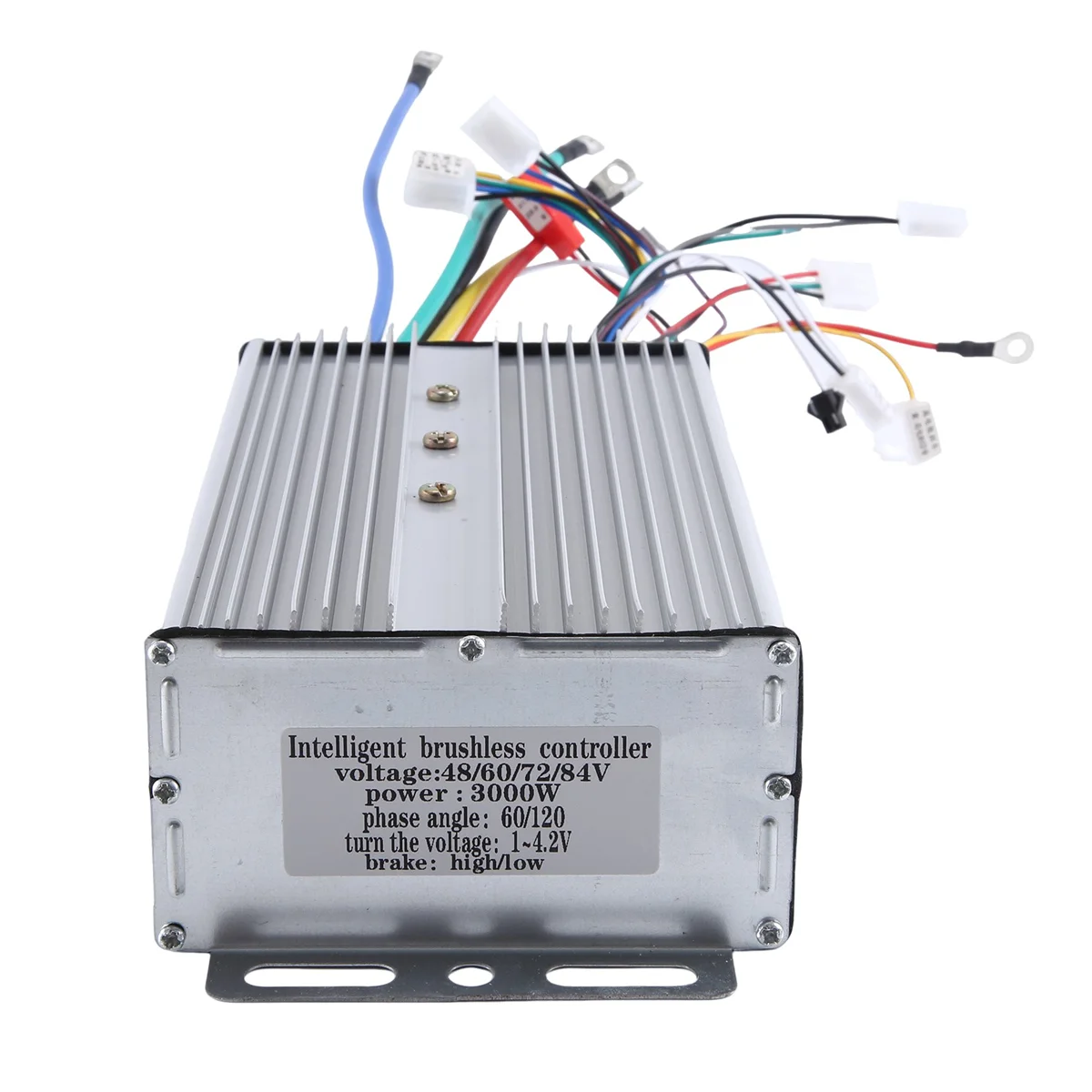 Intelligent Brushless Controller 48V-84V 3000W E-Bike Brushless Motor Controller 24Tube for Electric Bicycle Scooter Rare