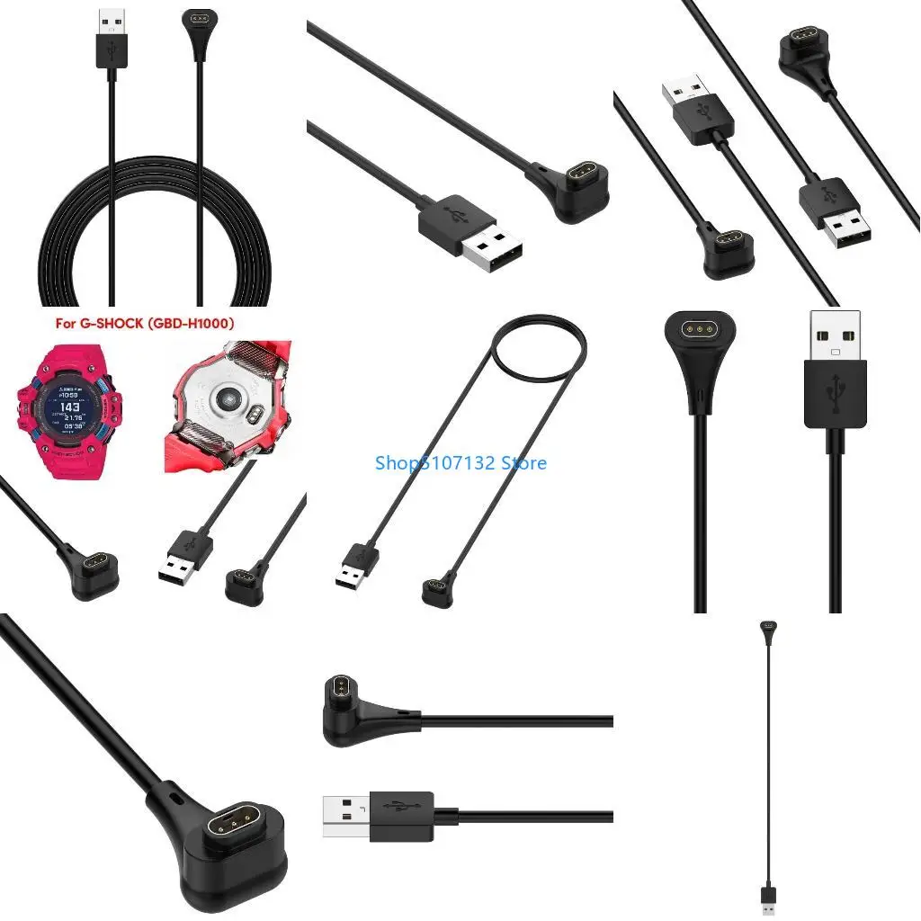 87HD Reliable USB Charging Cable for SHOCK GBD-H1000 Watch for Home Offices Travel