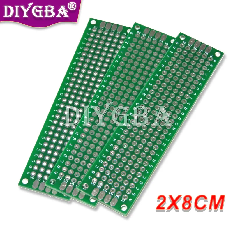 2x8 Universal Leiterplatte 2*8CM Double Side Prototyp PCB Diy Neue PUMUDDSY