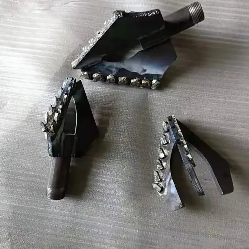 1PC Water Well Drilling Super Hard Alloy Drill Bit/Electric Drilling Rig/3 Wing Rock Drill Bit,One Inch Drill Pipe