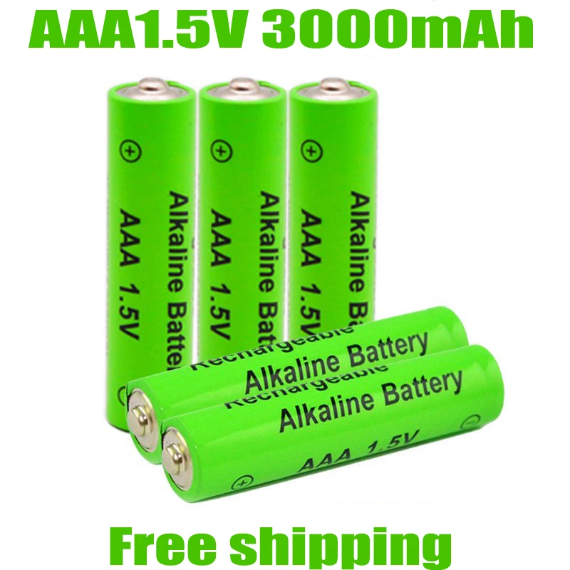 

1-20pcs 1.5V AAA battery 3000mAh Rechargeable battery NI-MH 1.5 V AAA battery for Clocks mice computers toys so on