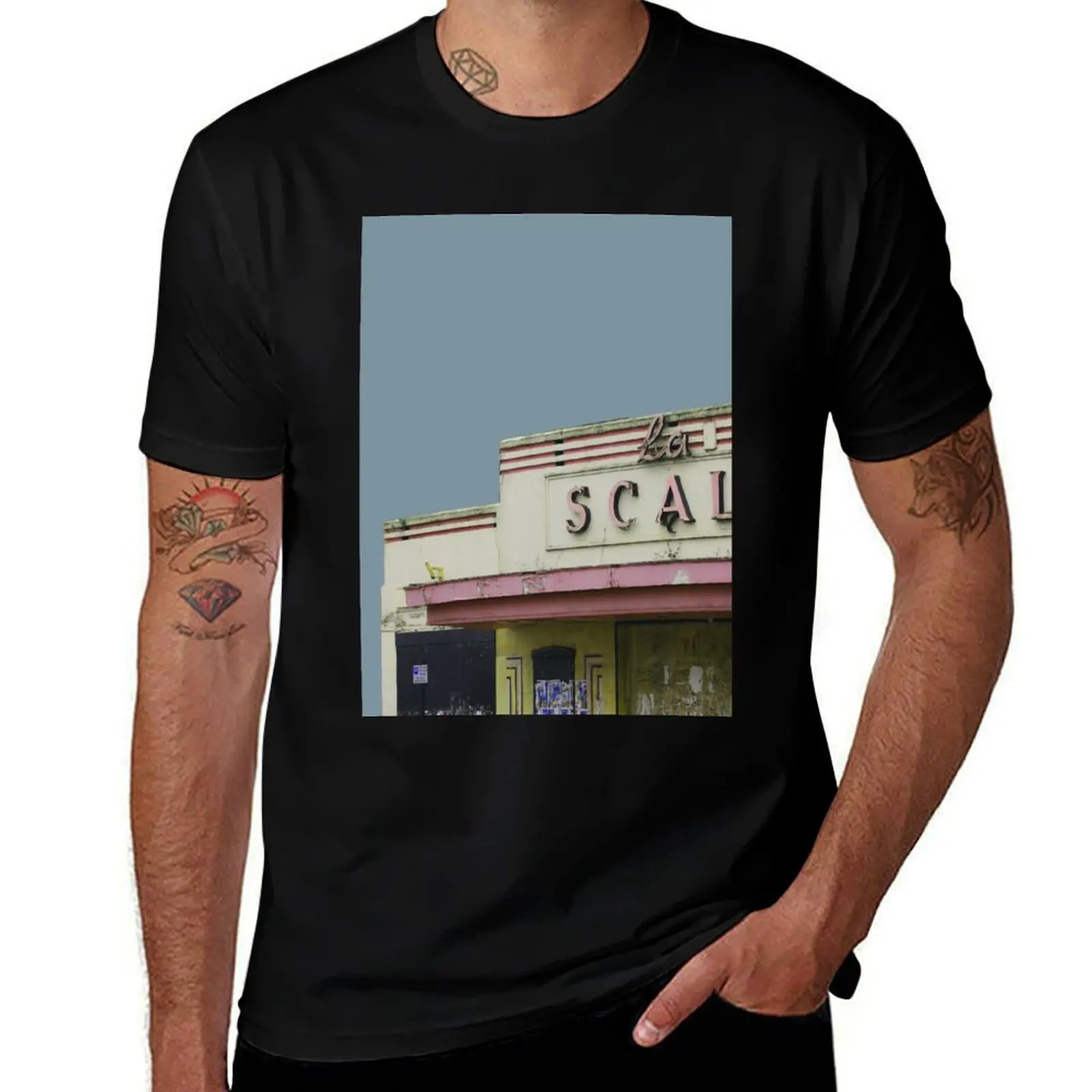 

La Scala T-Shirt t shirts for man pack cotton man t shirt heavy cotton T-Shirt
