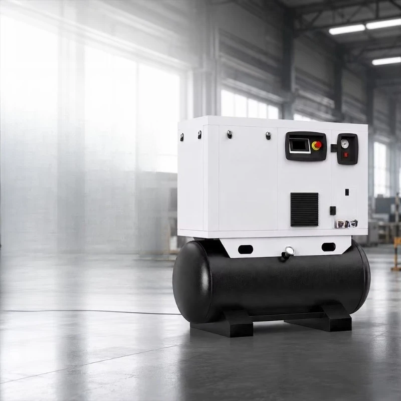 Industrial Four in One Series Rotary Screw Compressor De Ar 7.5-22kw 10-30hp 500l air Screw  Compressor with air Dryer