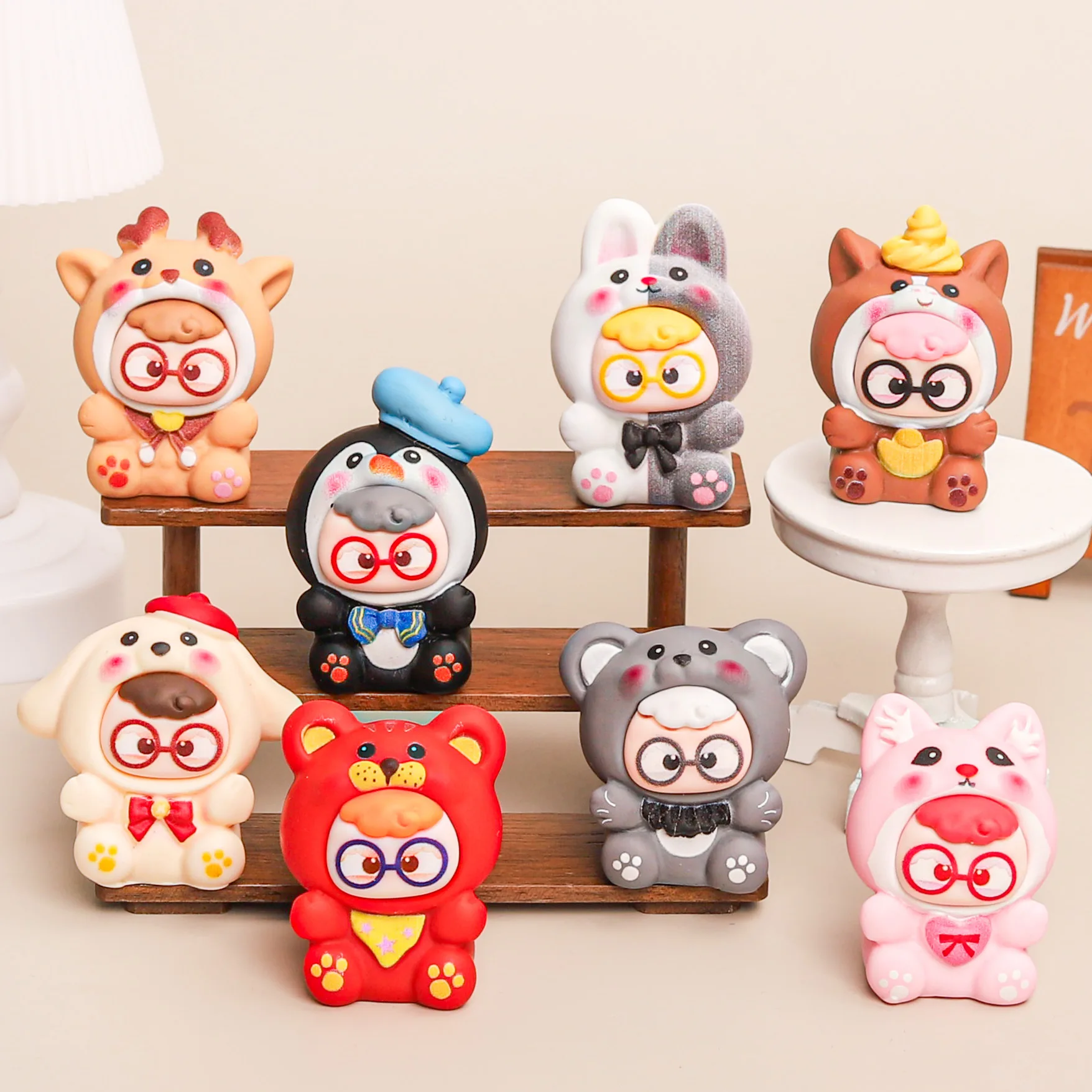 

NEW Doctor of Animals Ornament Mini Figurine Toy Collectible Model Doll Desktop Decoration Fans Birthday Gifts