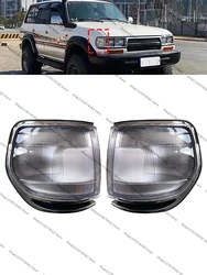 For Toyota Land Cruiser 4500 80 LC80 FZJ80 1991-1997 Car Front Bumper Corner Turn Signal Light Lamp without Bulb