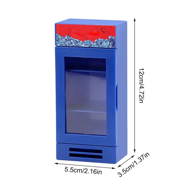 Speel Keuken Speelgoed Fantasiespel Koelkast Bureau Ornament Cola Automaat Speelgoed Voor Hobbyisten Jongens Meisjes Kinderdagverblijf Klaslokaal