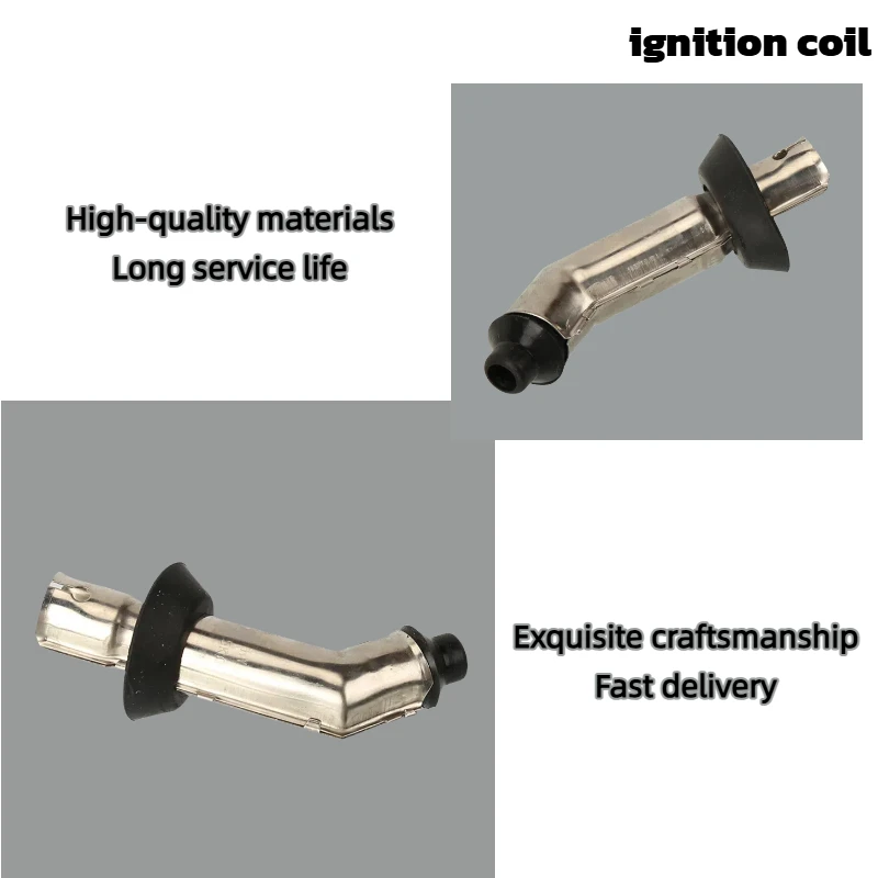 135 Degree Bend Metal Shielded Plug Cap for Scooter ATV 70 90 110 125 150CC Ignition Coil Shield