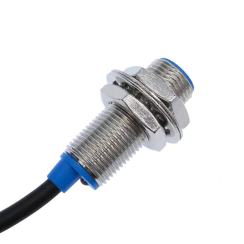 Hall Effect Sensor Cylinder Proximity Switch NJK-5002C 3-Wire NPN NO Normally Open 10mm Detection Distance DC 6-36V