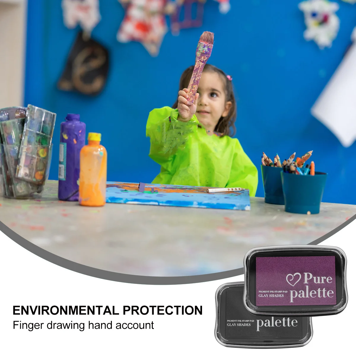 2 шт. красочные чернильные подушечки