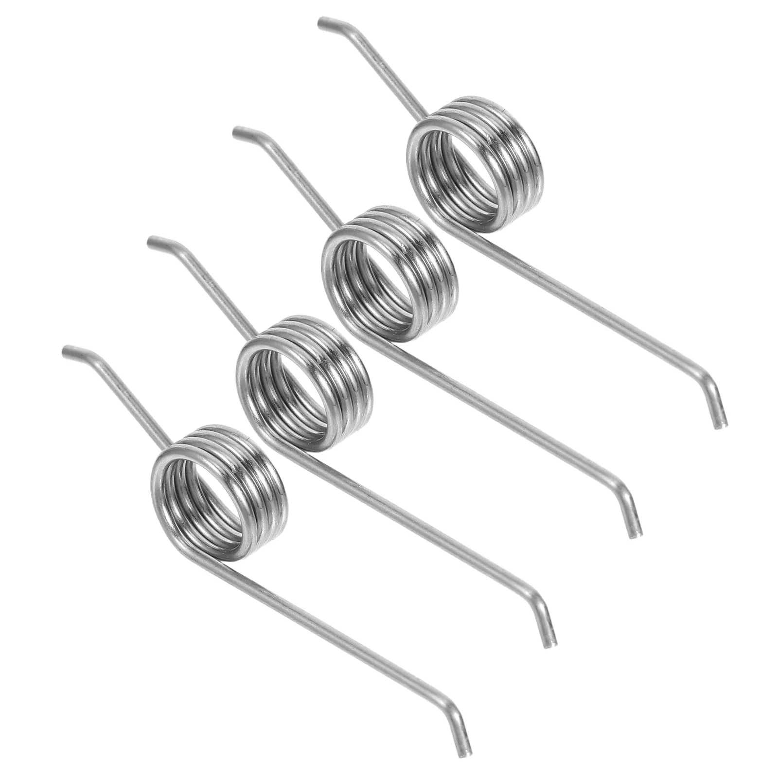 

4 Pcs Trash Can Spring Accessories Bucket Lid Torsional Cover Garbage Springs Replace Stainless Steel