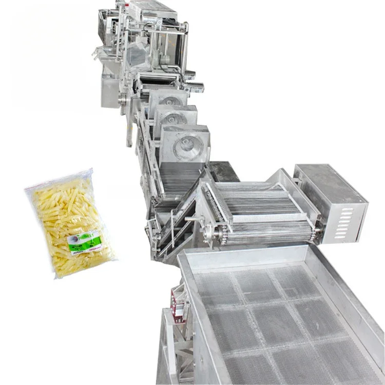 Frozen French Fry Potato Production Line Equipment/french Fries Production Line Frozen Machine