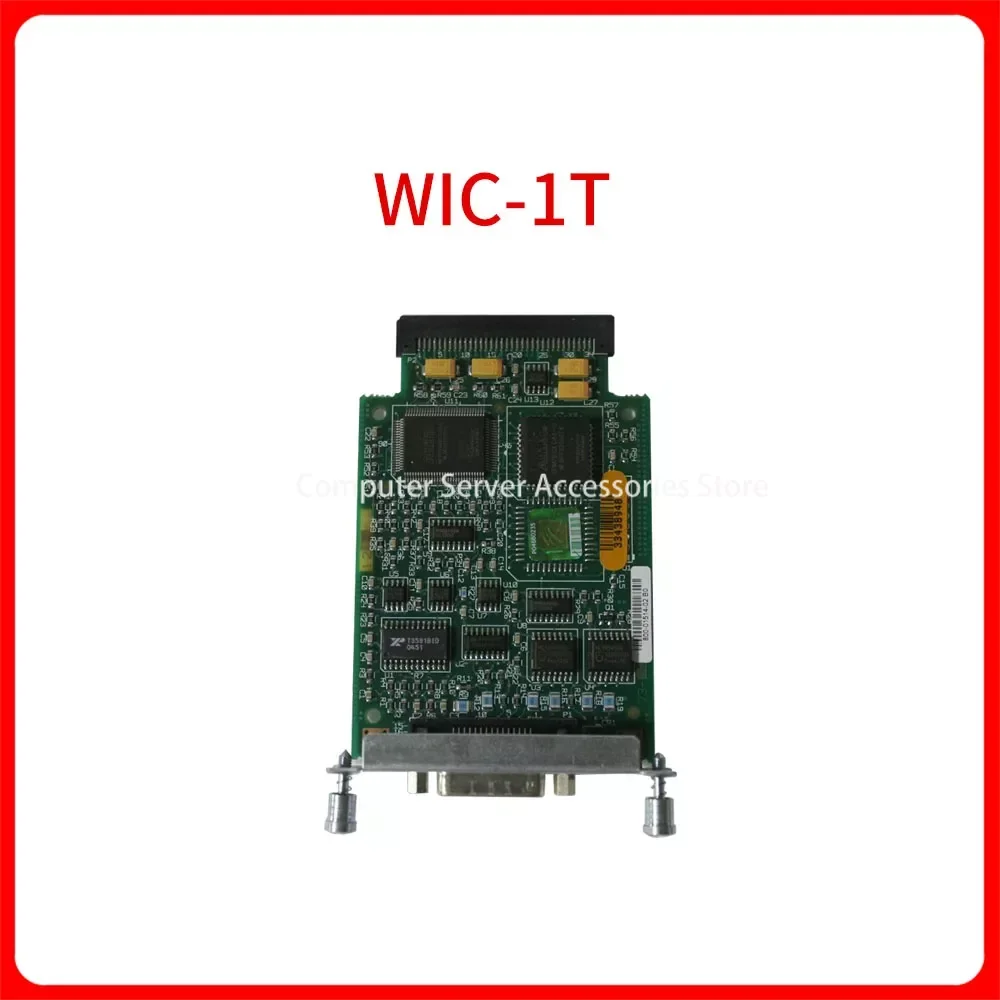 Original Router Interface Module WIC-1T Module 1 Port Wan Interface Card Serial Module For 2621XM 1841 2811 Server Array Card