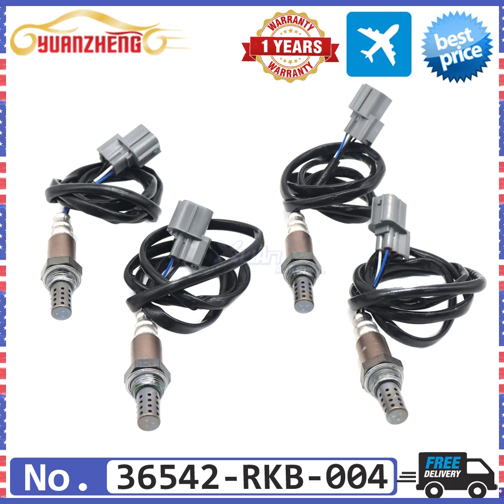 4pcs Front Air Fuel Ratio Lambda O2 Oxygen Sensor 234-4726 For Acura TL MDX RL Honda Accord Odyssey Pilot Ridgeline Saturn Vue